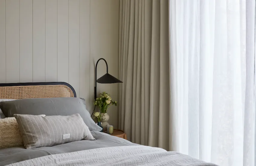 luxury blackout and sheer curtain