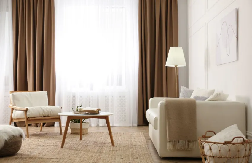 livingroom window curtain