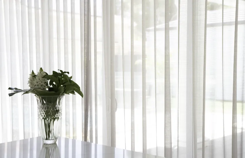 sheer curtain install in living room