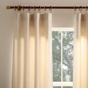 worn velvet curtain