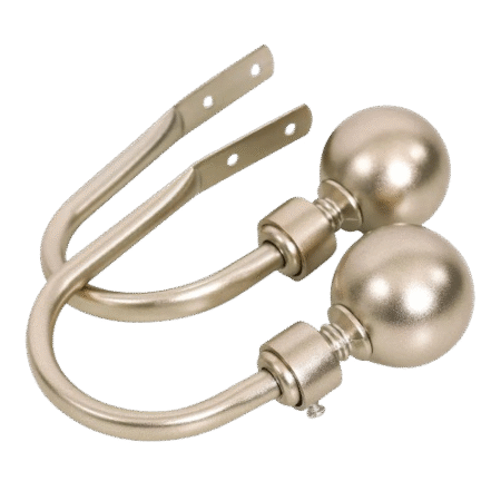 Modern design metal curtain holder