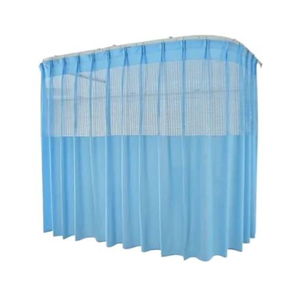 hospital curtains installed in a Dubai clinic room