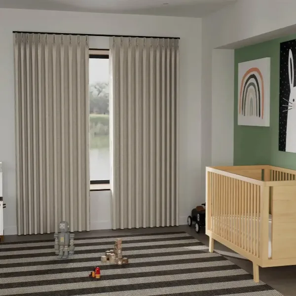 Avena Blockout Curtains cream color