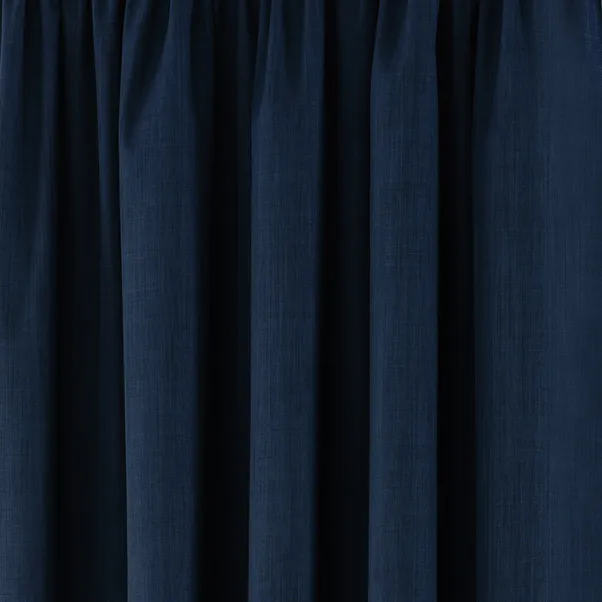 Solar Blackout Pencil Pleat Curtains
