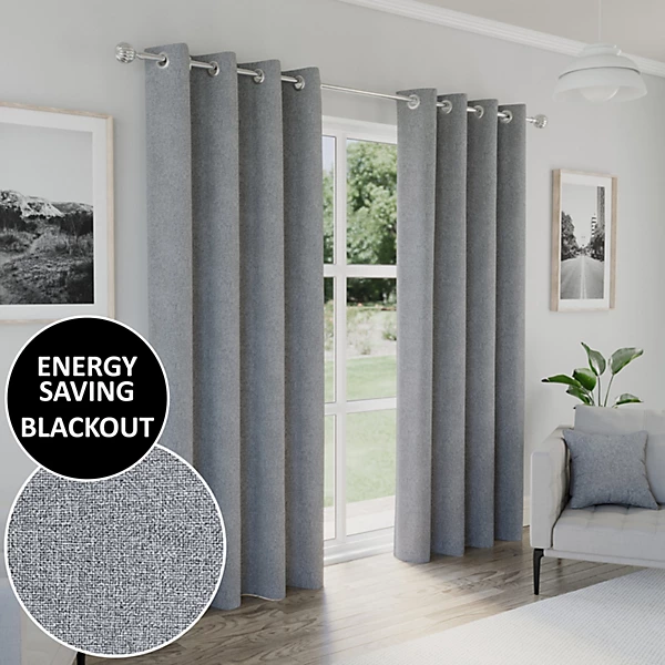 Thermal Grey Curtains