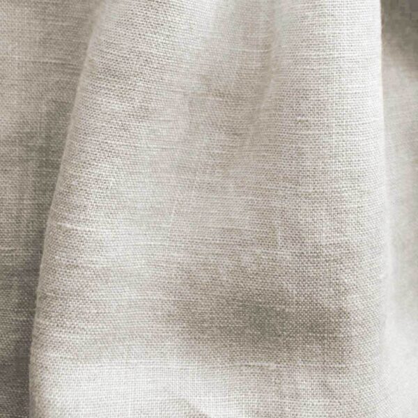 Beata Bone White Linen curtains