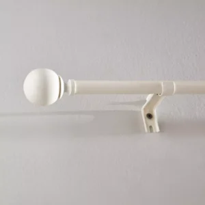 Berg 16 mm Extendable Curtain Rod with Round Finial