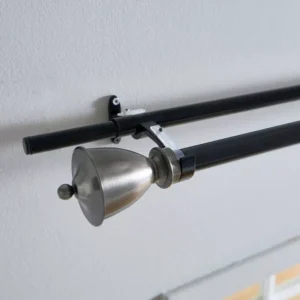 Coy 25 mm Extendable Double Curtain Rod