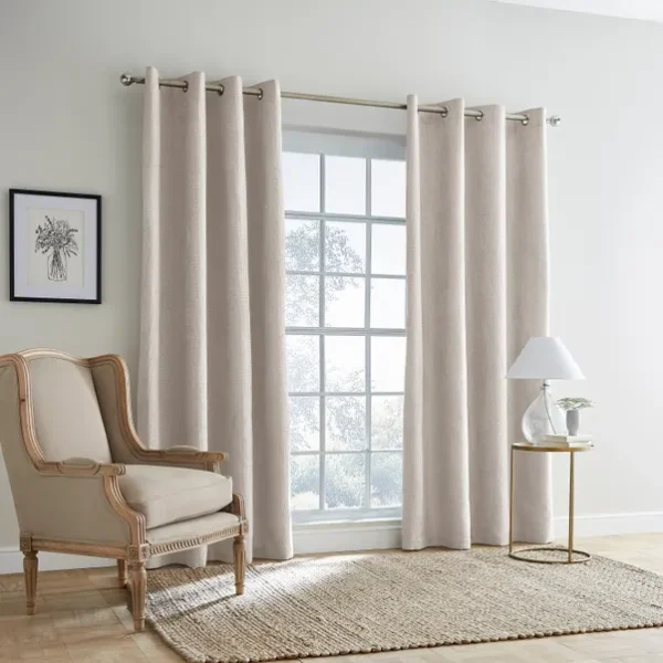 Ensley Chenille Thermal Eyelet Curtains