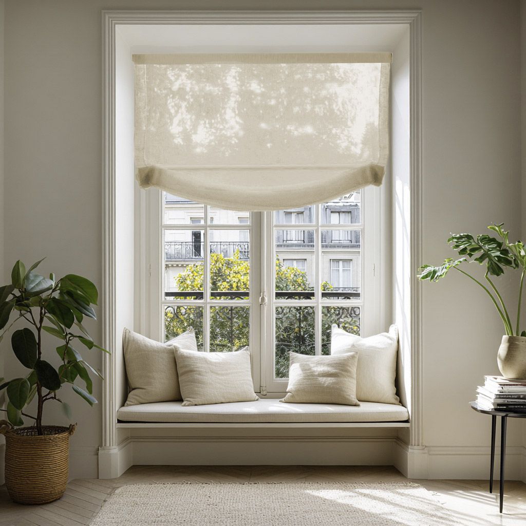 Mariana Oatmeal Linen curtains