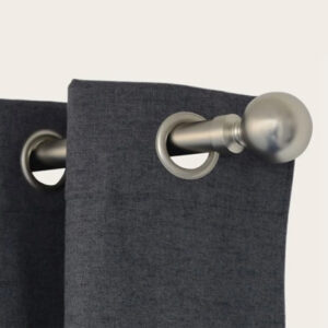 Matt Nickel Luxe curtain rod