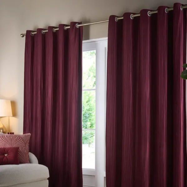 Paoletti Corinthian Merlot curtain