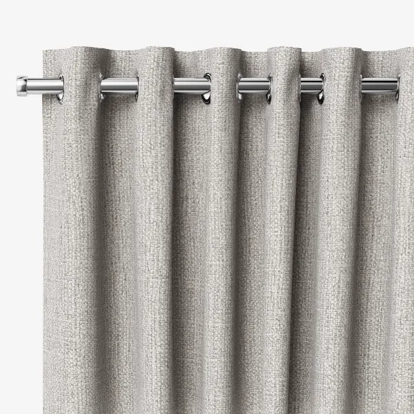 Salcombe Chenille Nickel Eyelet Curtains