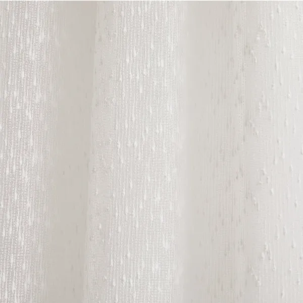 Aileen Raindrop Textured Sheer Curtain - Image 2