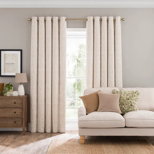 Alora Chenille Thermal Eyelet Curtains