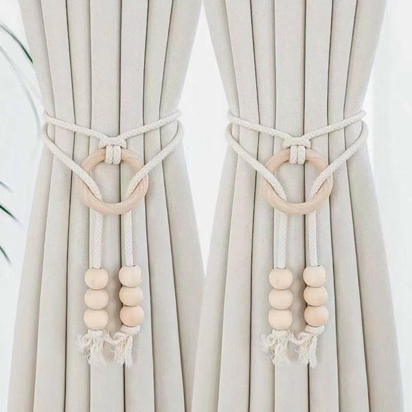 decorative curtain tiebacks