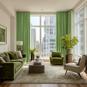 Dubai Apartment velvet curtain project