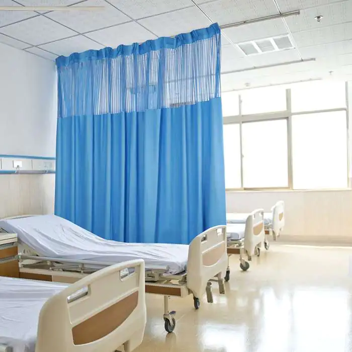 Blue Patient room Curtain
