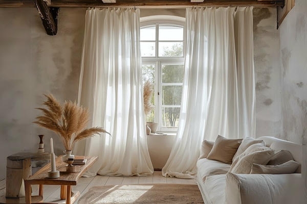 Chiffon Home Curtain