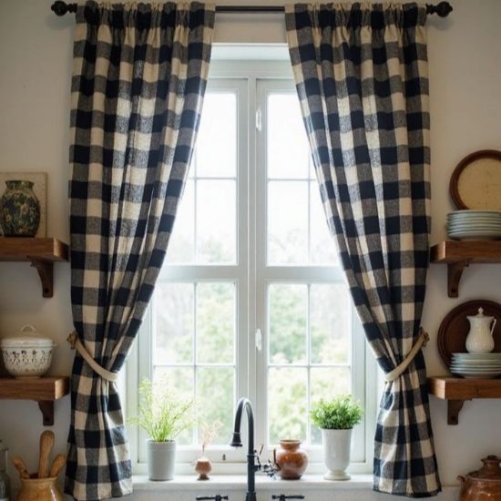 cotton curtain install in Dubai