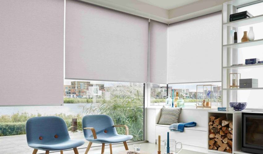 Roller Blinds install in home