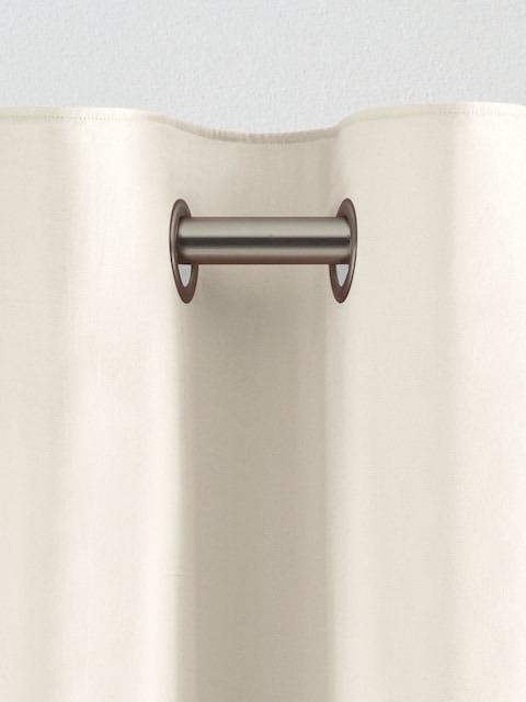 Cream Blackout Cotton Curtains