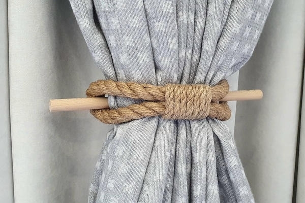 rope style curtain tieback