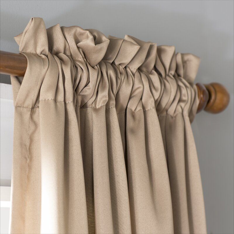 wooden Curtain rods in Dubai home