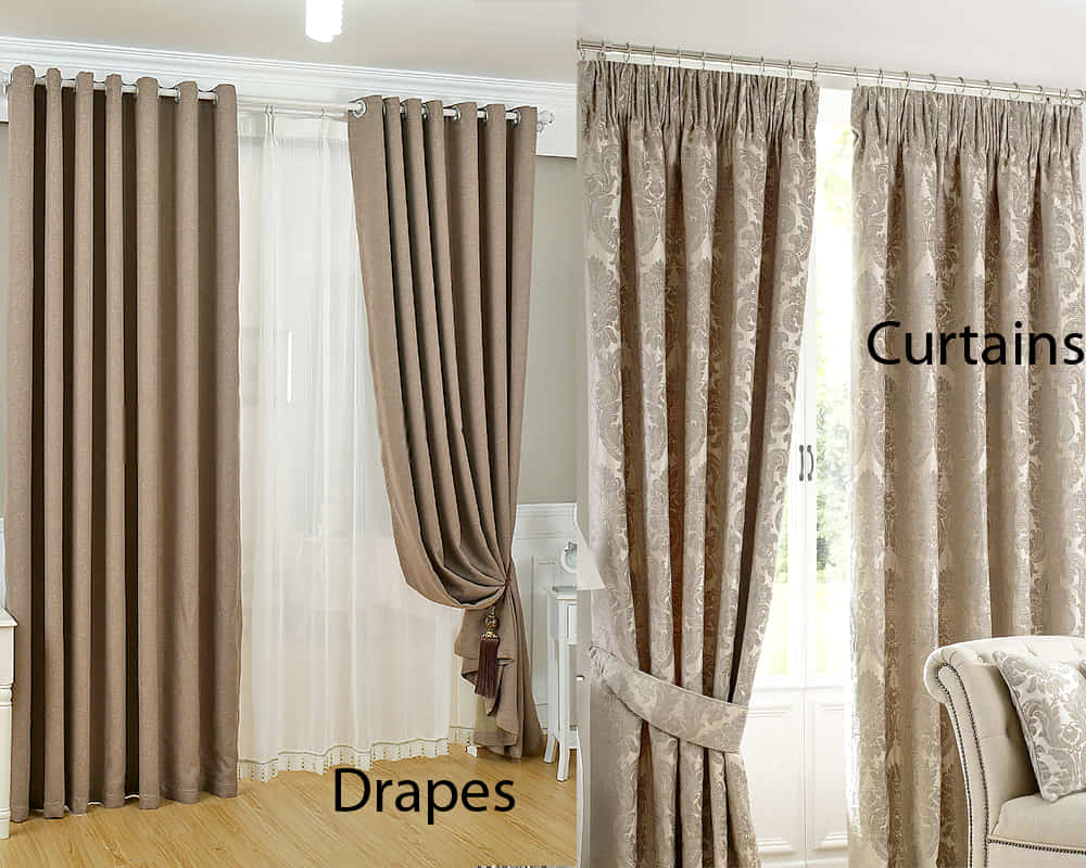 Difference Between Curtains and Drapes