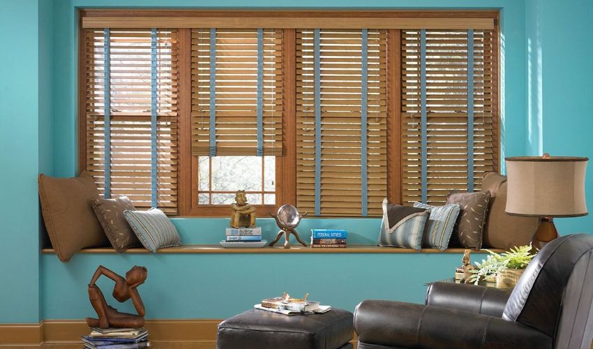 Modern Homes With Wooden Blinds