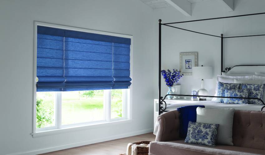 Motorized Roman Blinds in Dubai