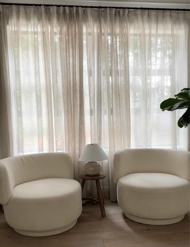 Sheer Living Room Curtain