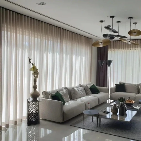 Dubai Villa Sheer Curtain project