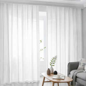 Moonlight White Chiffon Curtain