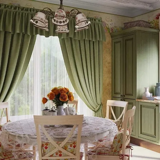 kitchen partition curtains install in Dubai