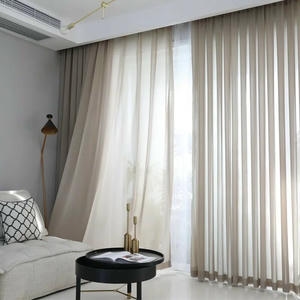 Chiffon Window Curtain Install in Dubai home