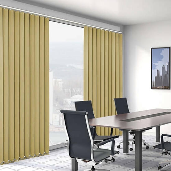 Meeting room blackout curtains install in Dubai
