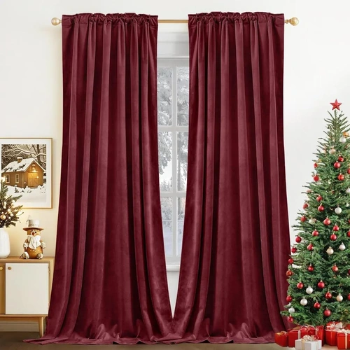 Velvet Curtains intall in Dubai Home