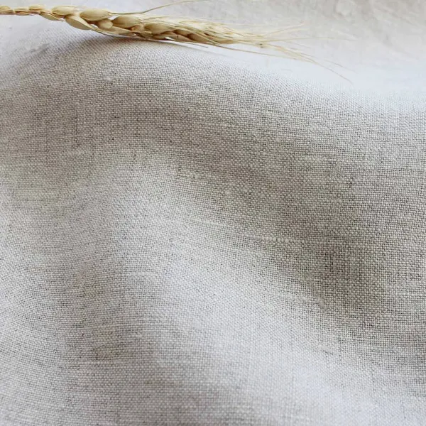 Vilma Oatmeal Linen curtains - Image 3