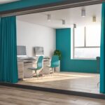 office window curtains