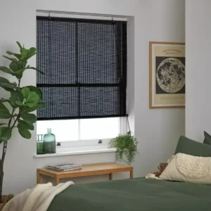 Bamboo Blinds Black Roller