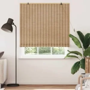 Bamboo Blinds Light Brown Roller