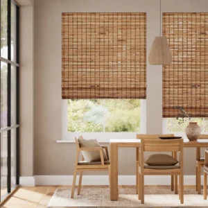 Bamboo Blinds Loreto Walnut Roman