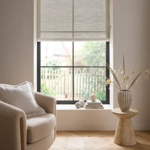 Bamboo Blinds White Roller