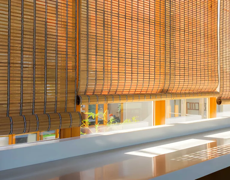 Bamboo window blinds For Dubai Home