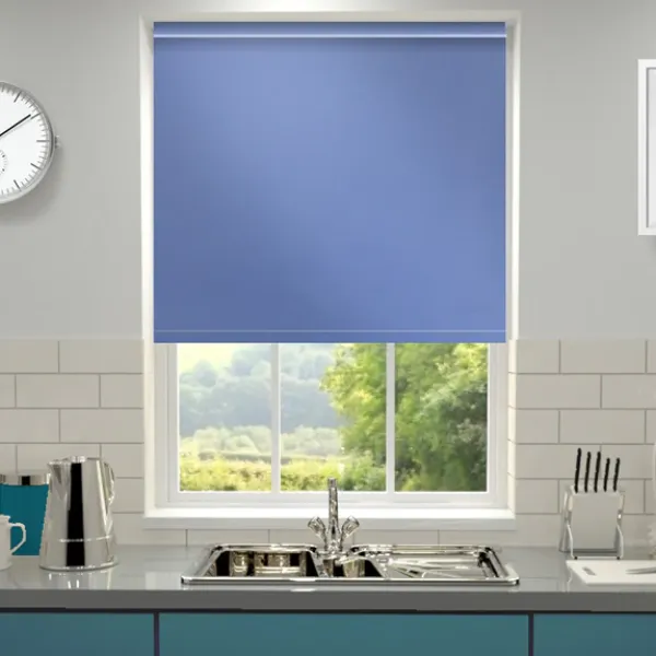 Blackout roller blind install in Kitchen