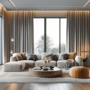 Luxury living room Curtains Dubai
