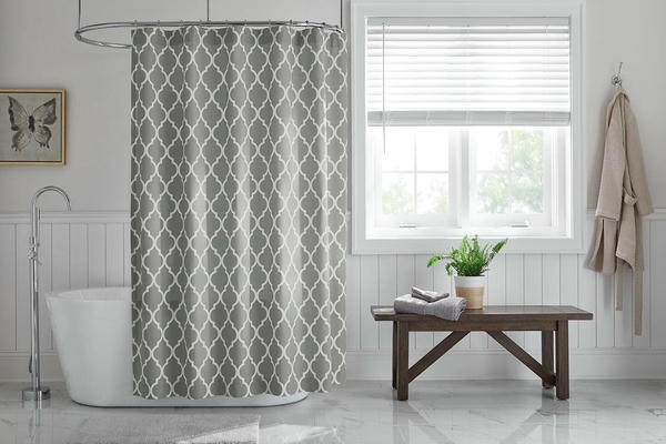 Pattern designed shower curtain