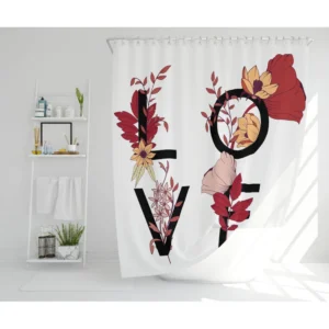 Willse Polyester Shower Curtain Set
