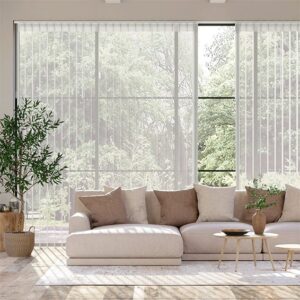 Aria Pure White Privacy Sheer Curtains